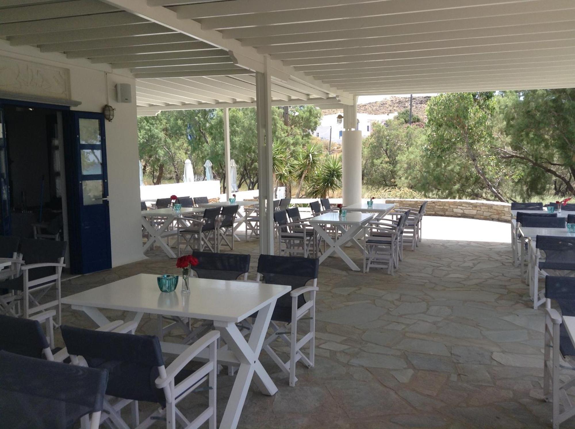 Nostos Beachfront Apartments & Studios Ájosz Joánisz Kültér fotó