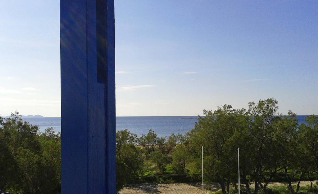 Nostos Beachfront Apartments & Studios Ájosz Joánisz Kültér fotó