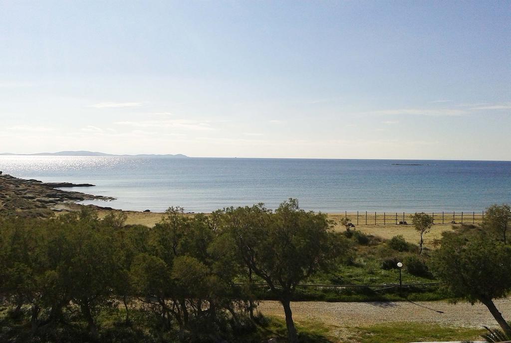 Nostos Beachfront Apartments & Studios Ájosz Joánisz Kültér fotó