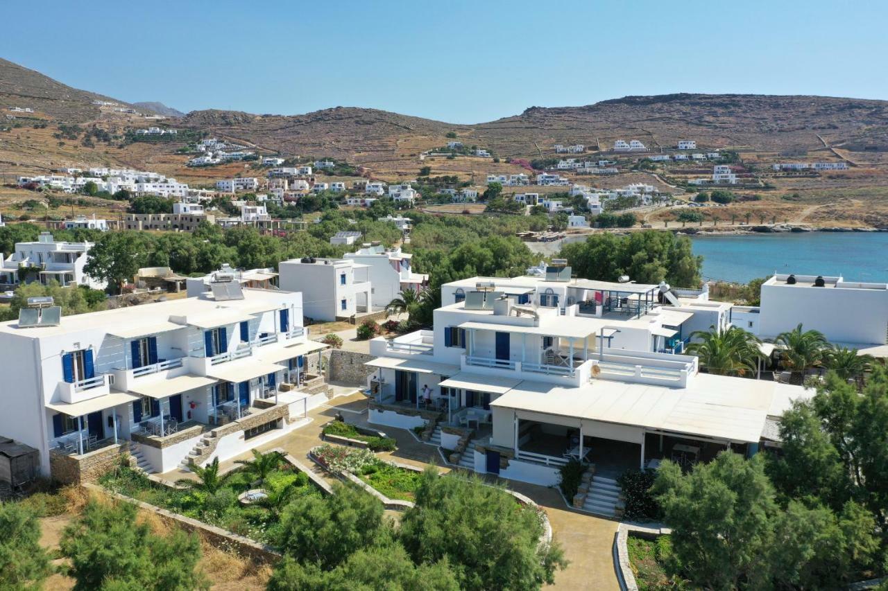 Nostos Beachfront Apartments & Studios Ájosz Joánisz Kültér fotó