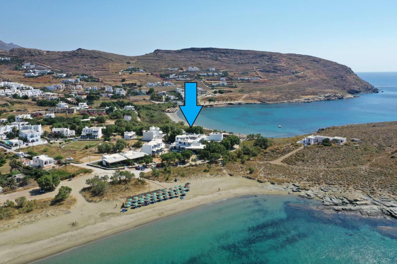 Nostos Beachfront Apartments & Studios Ájosz Joánisz Kültér fotó